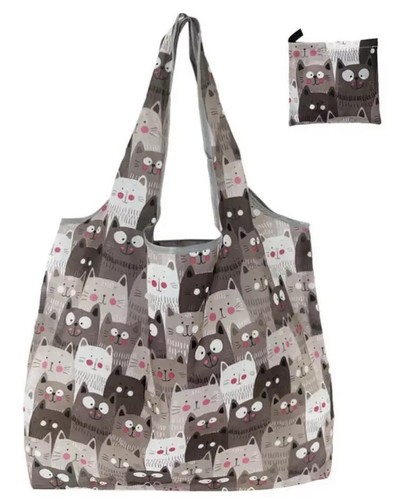 Cartoon cats foldable shopping - cartoon,