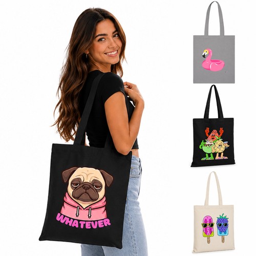 Personalised cotton tote bag - personalised,