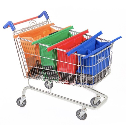 4pcs trolley bags reusable - trolley,