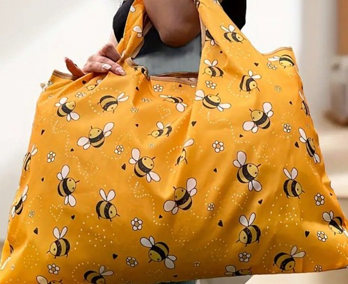 New large bee folding shopping - new,