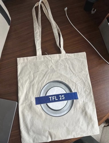 Tfl logo beige reusable - logo,