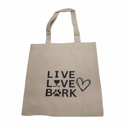 Live love bark tote bag - tote, |