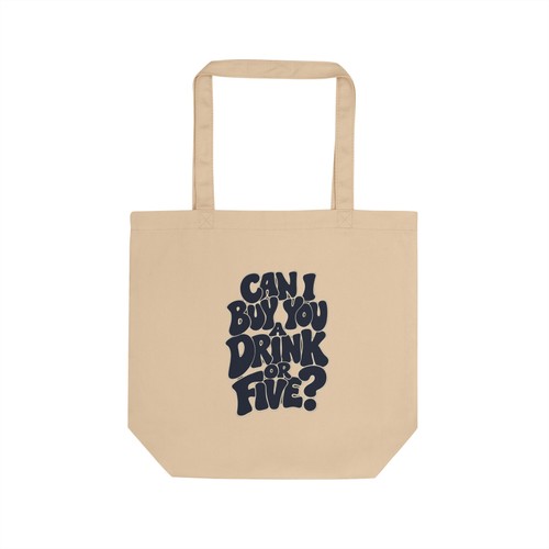 Drink five funny tote - five,