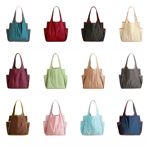 Foldable reusable shopping bag - shopping,