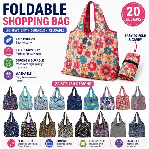 Large reusable foldable - reusable,