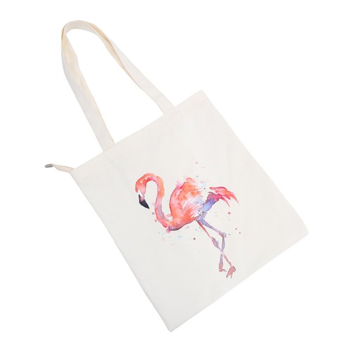 Reusable flamingo canvas - flamingo,
