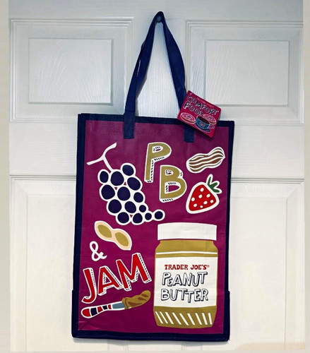 Trader joe reusable tote bag - joe's,