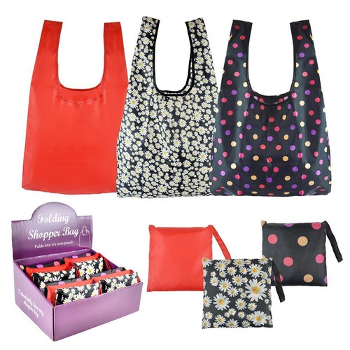 Foldable plastic shopping tote - plastic,