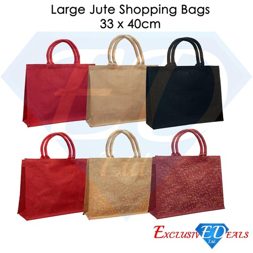 Large jute shopping - shopping, bag