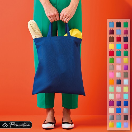 Tote shopping bag short handle - tote,